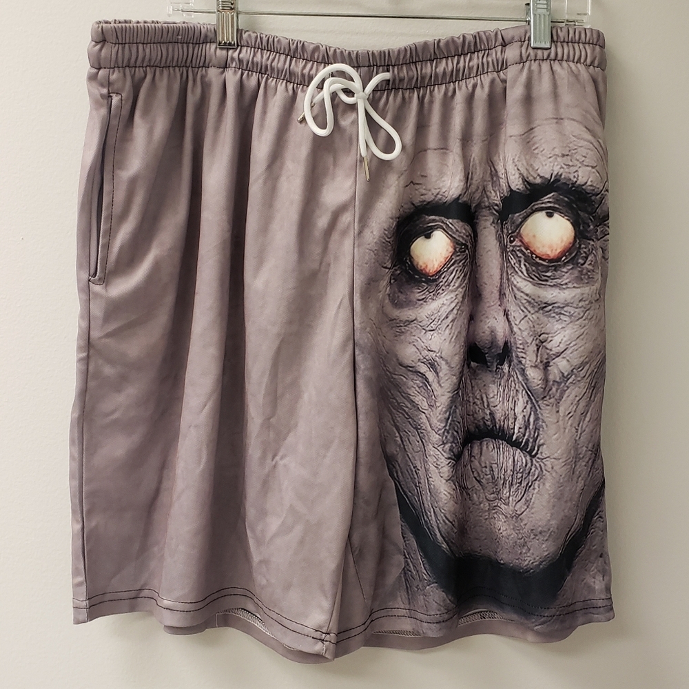 Graphic Monster Zombie Shorts